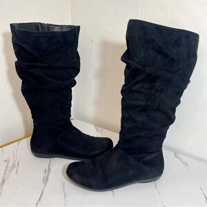 Comfortview Slouchy Black Tall Wide Calf Boot - 8WW Comfort and stylish